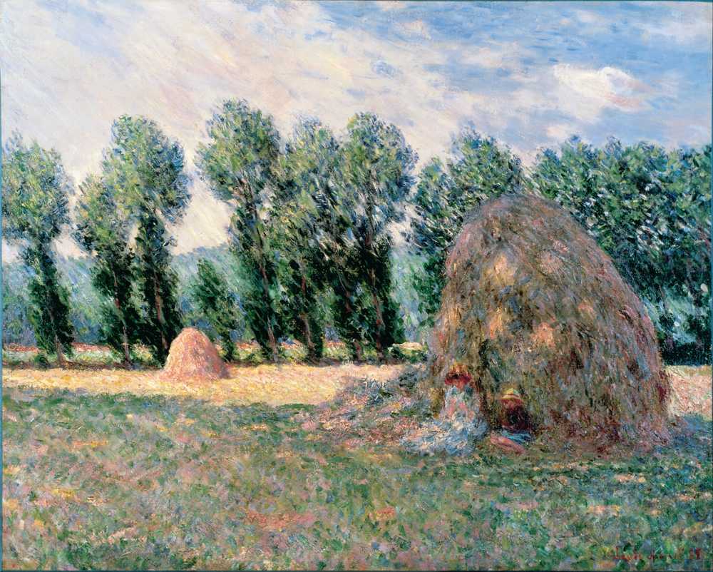 Haystacks (1885) - Claude Monet