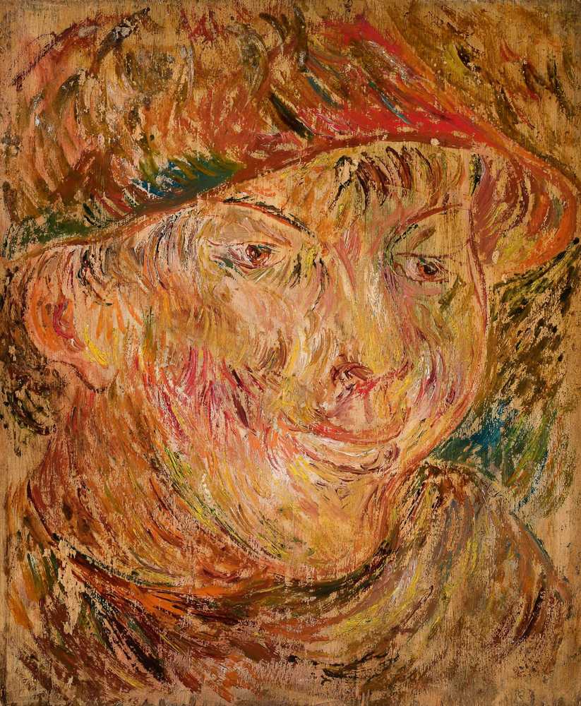 Head of a boy in a hat (1921) - Tadeusz Makowski