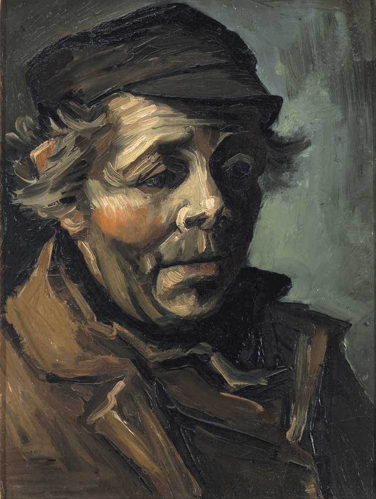 Head Of A Peasant (1884) - Vincent van Gogh