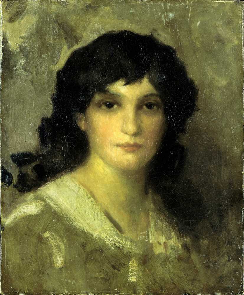 Head of a Young Woman (ca 1840) - James Abbot McNeill Whistler