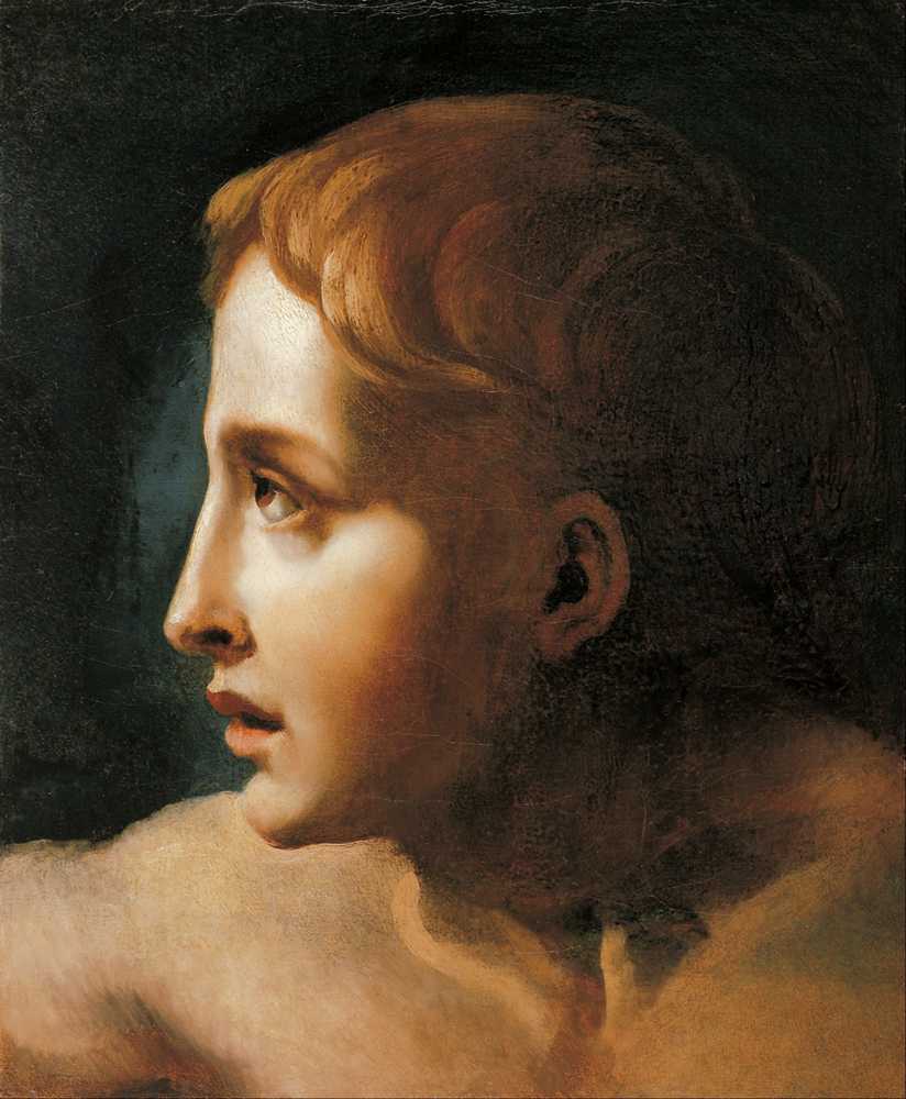 Head of a Youth (ca 1821-1824) - Theodore Gericault