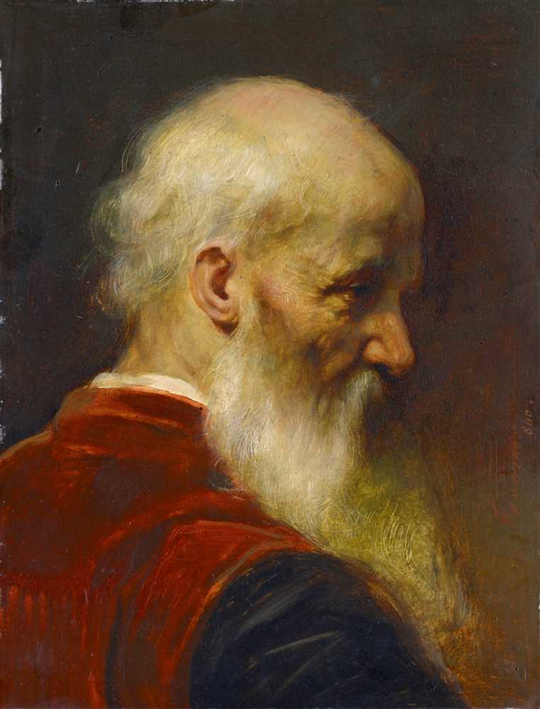 Head Of An Old Man (1886) - Jean-Leon Gerome