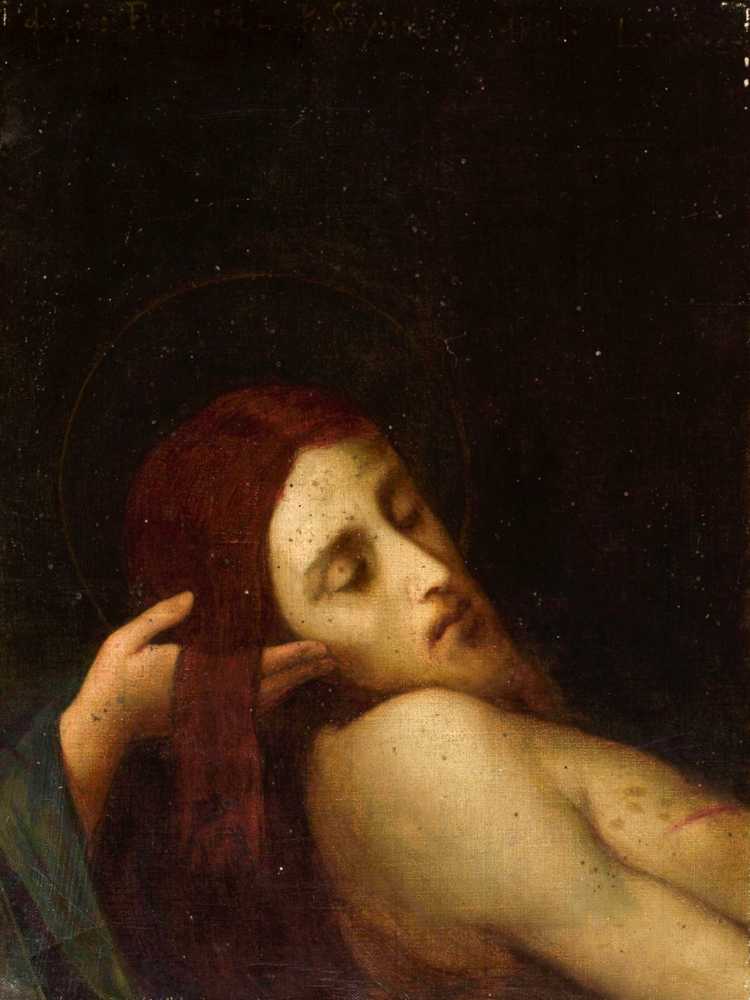 Head of Christ – Pieta fragment (1880) - Pantaleon Józef Szyndler