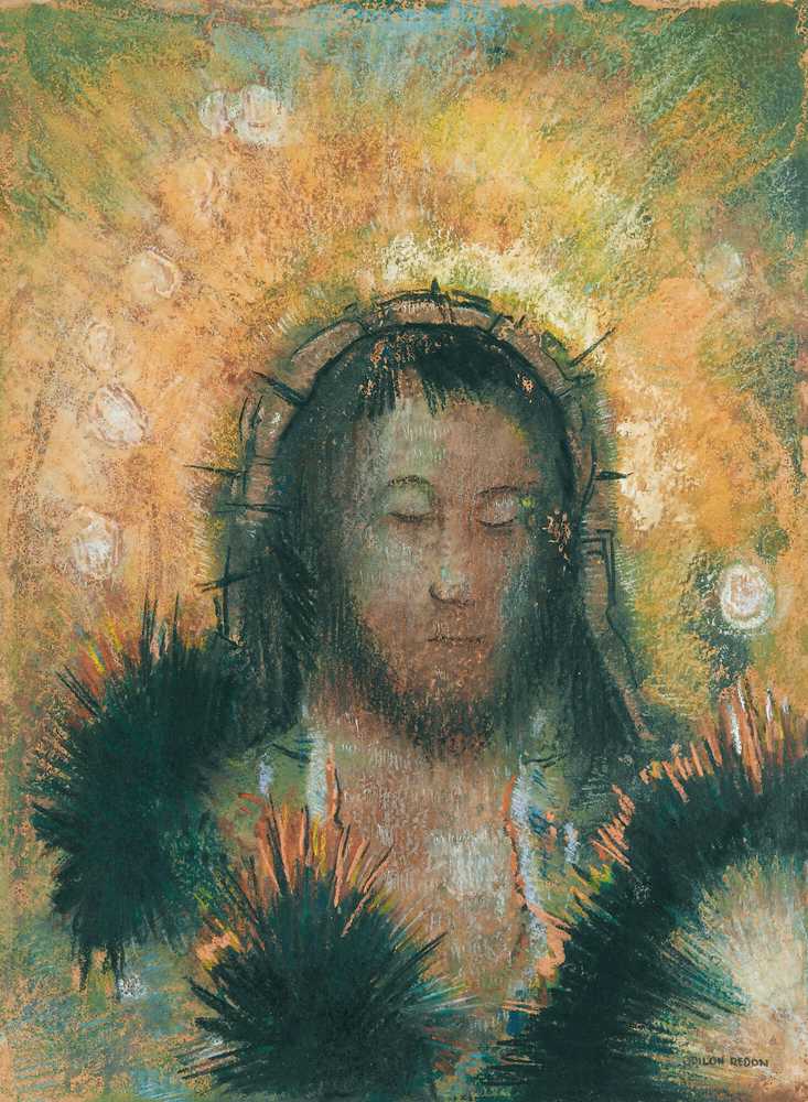 Head Of Christ (1895) - Odilon Redon