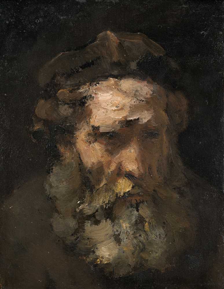 Head of Saint Matthew (probably early 1660s) - Rembrandt van Rijn