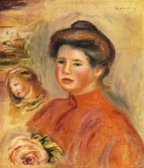 Heads Of Women (Gabrielle) (1907) - Auguste Renoir