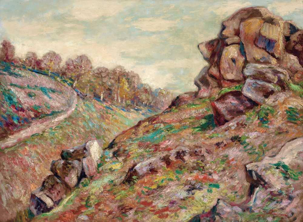Height of the Sedelle, landscape of the Creuse (circa 1895) - Guillaumin