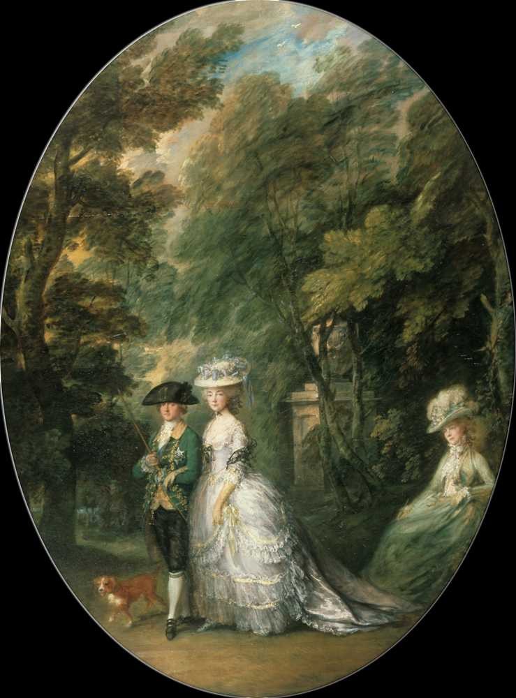 Henry, Duke of Cumberland (1745-90) with the Duchess of Cumber... - Gainsborough