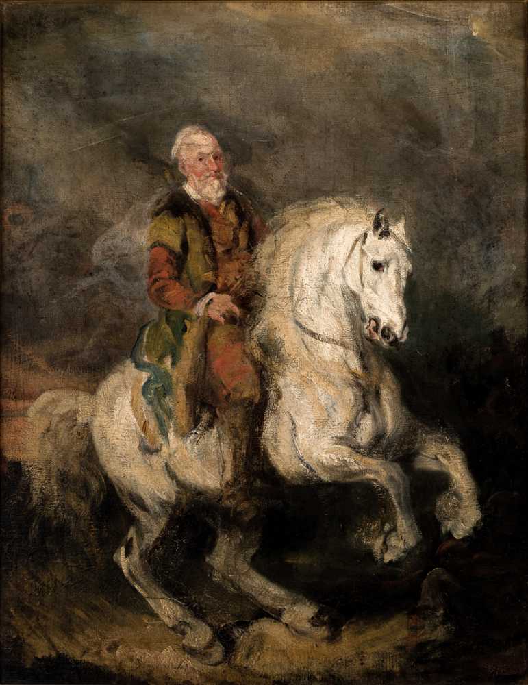 Hetman Stefan Czarniecki on Horseback (1846) - Piotr Michałowski