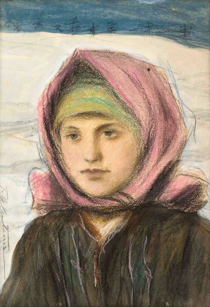 Highlander woman (1890) - Teodor Axentowicz