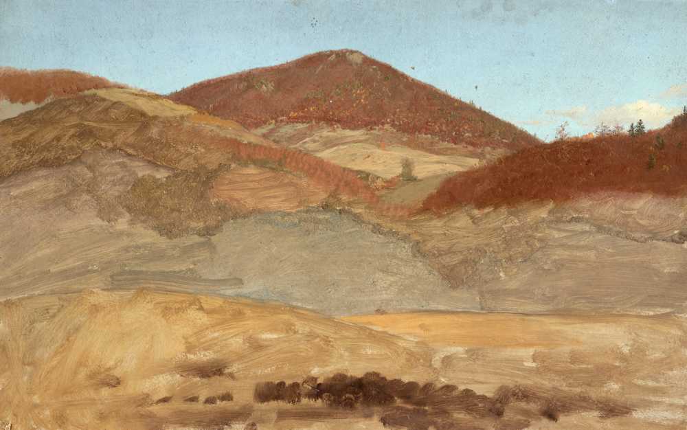 Hilly Landscape, autumn (1870–80) - Frederick Edwin Church