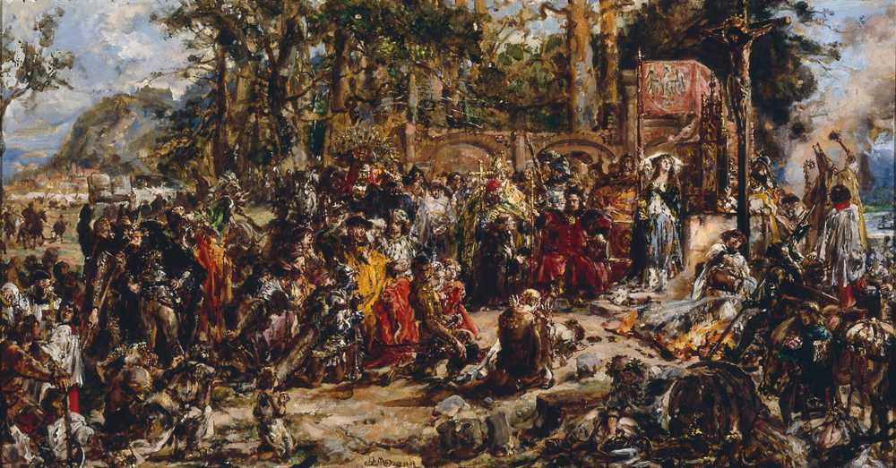 History of Civilization in Poland. Baptism of Lithuania (1888) - Jan Matejko