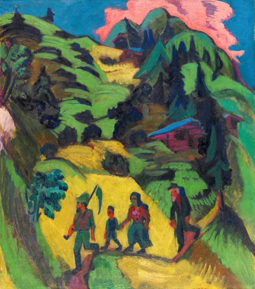 Homecoming Heuer (1918) - Ernst Ludwig Kirchner