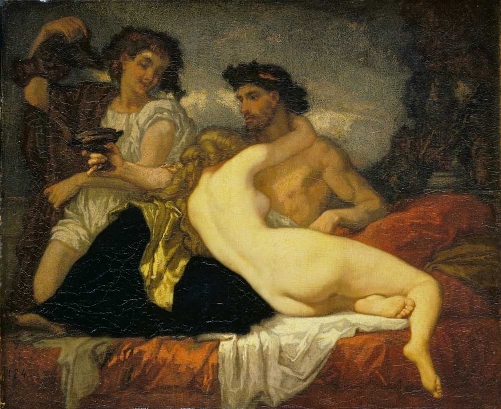 Horace and Lydia (1843) - Thomas Couture