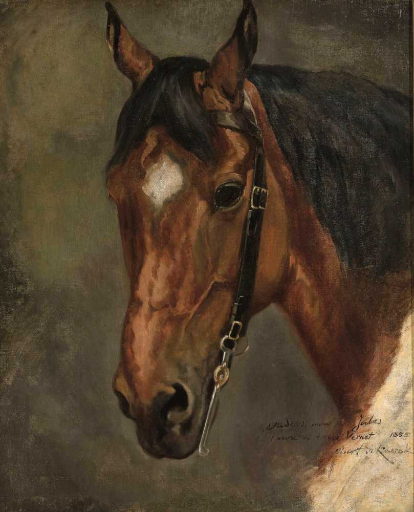 Horse’s head (1855) - Juliusz Kossak