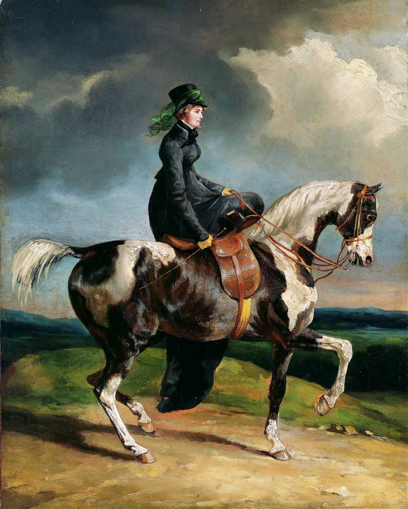 Horsewoman - Theodore Gericault