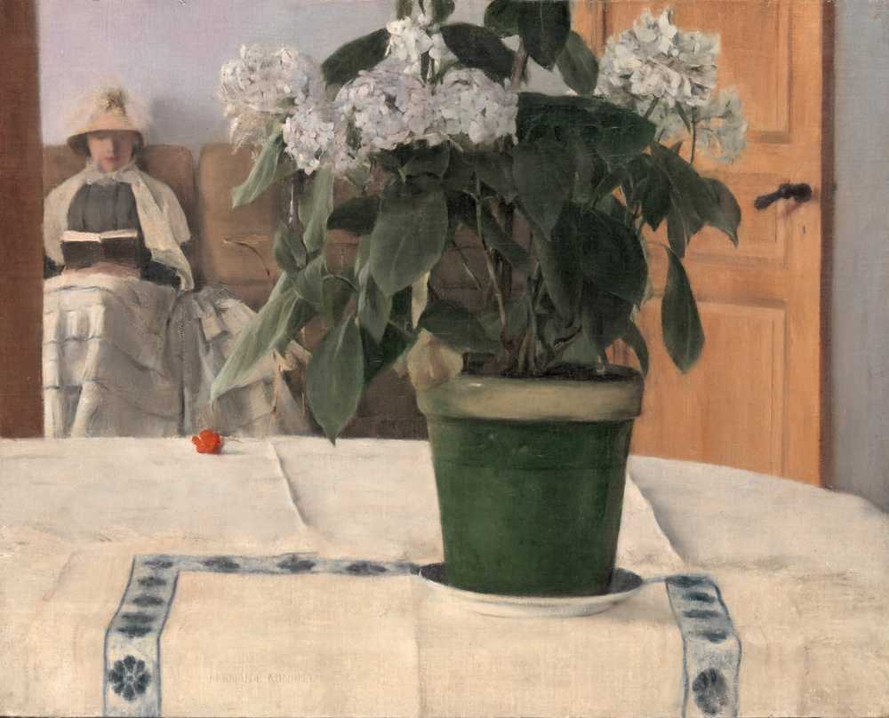 Hortensia (1884) - Fernand Khnopff