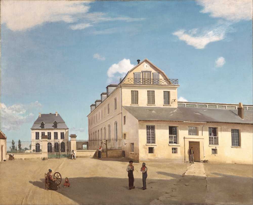 House and Factory of Monsieur Henry - Jean Baptiste Camille Corot