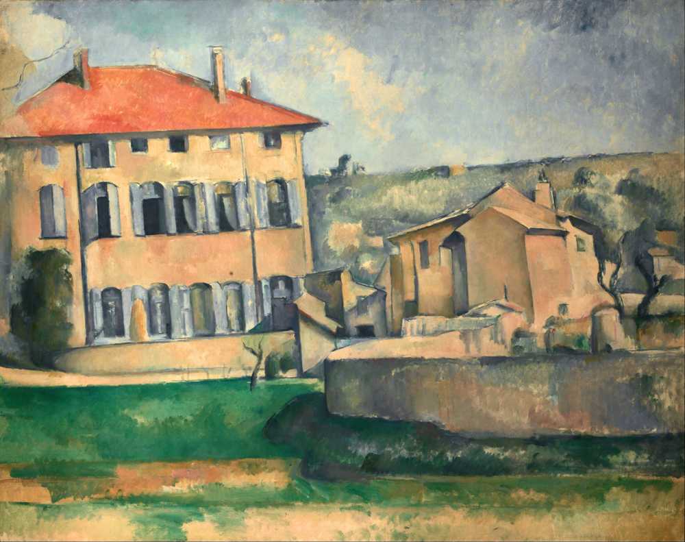 House in Aix (1885 - 1887) - Paul Cezanne