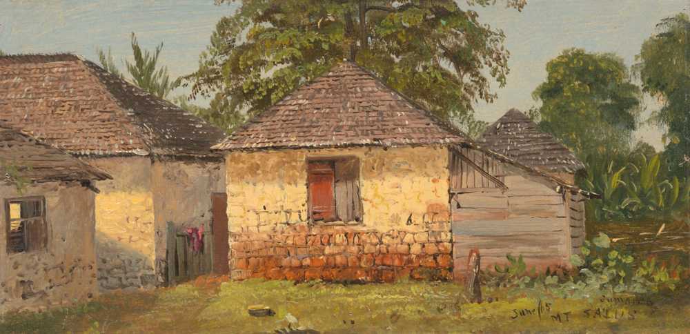 Houses, ‘Mt. Salus’ (1865) - Frederick Edwin Church