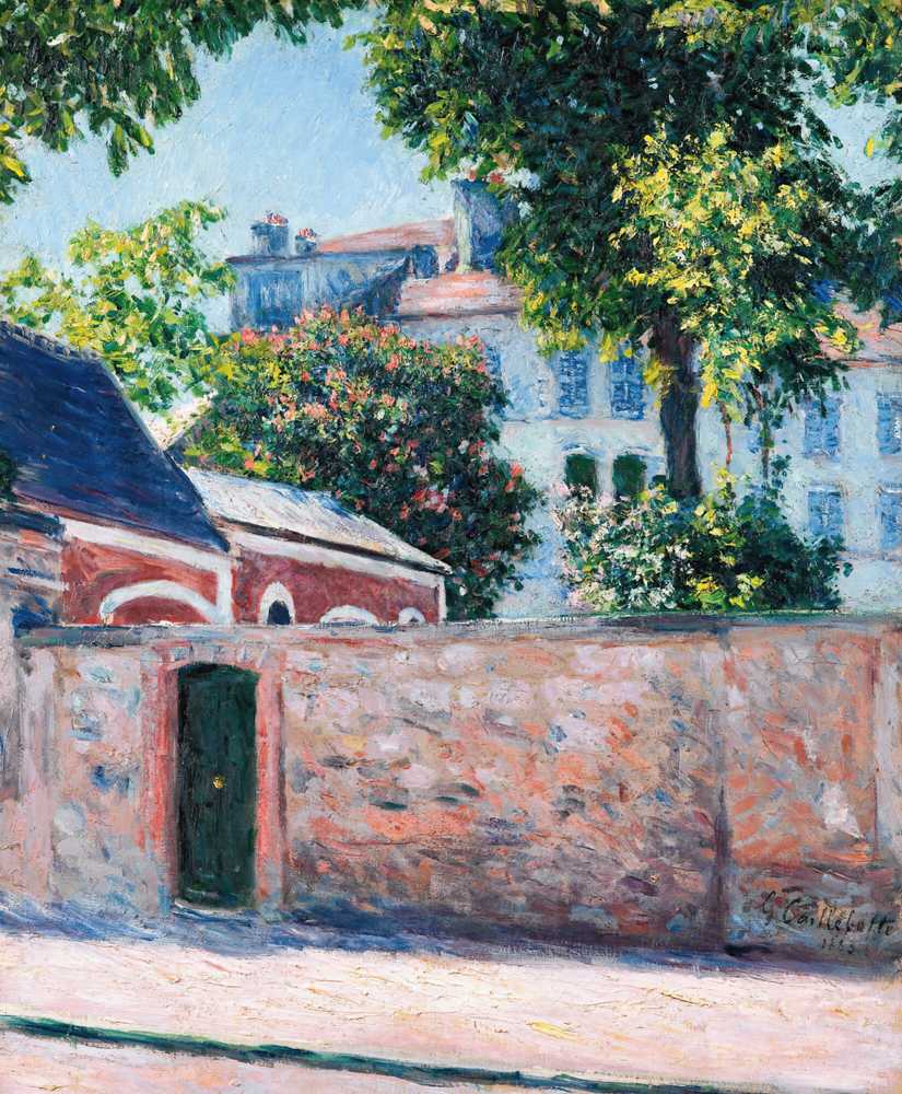 Houses At Argenteuil (1883) - Gustave Caillebotte