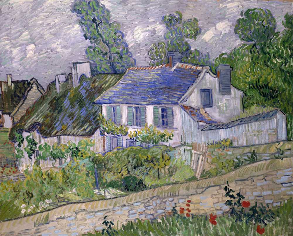 Houses at Auvers - Vincent van Gogh