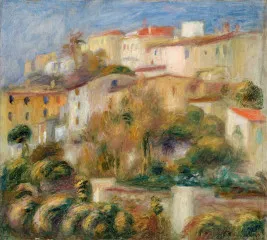 Houses on a Hill (1908) - Auguste Renoir