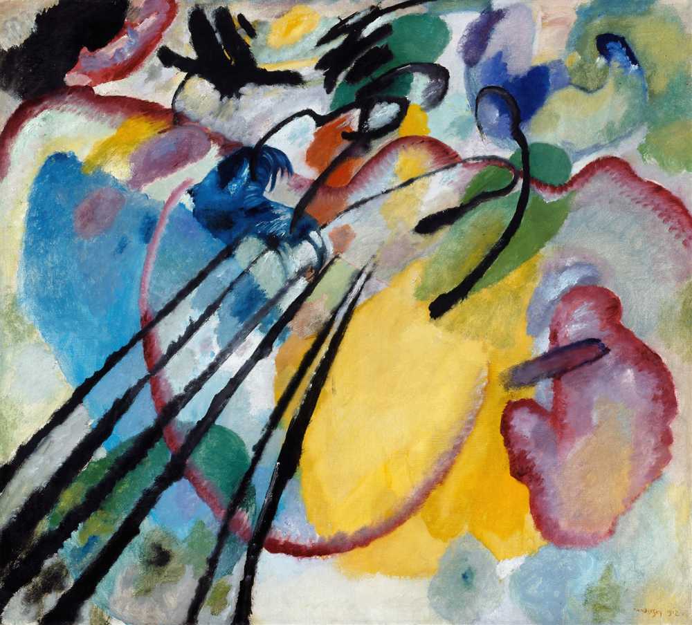 Improvisation 26 (rowing) (1912) - Wassily Kandinsky