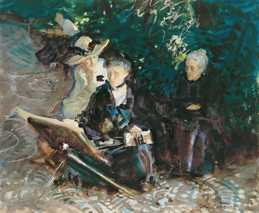 In the Generalife (1912) - John Singer-Sargent