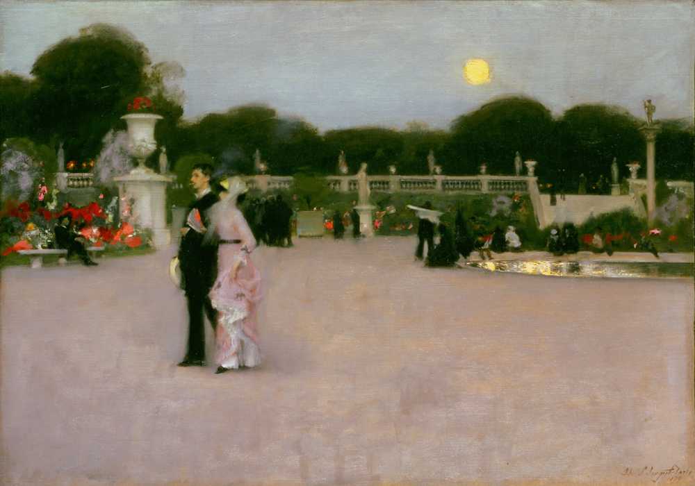 In The Luxembourg Gardens - John Singer-Sargent