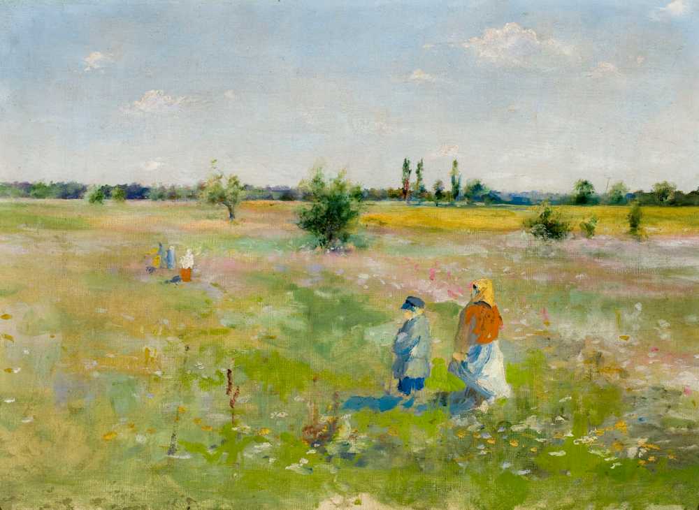 In the meadow - Władysław Ansgary Podkowiński