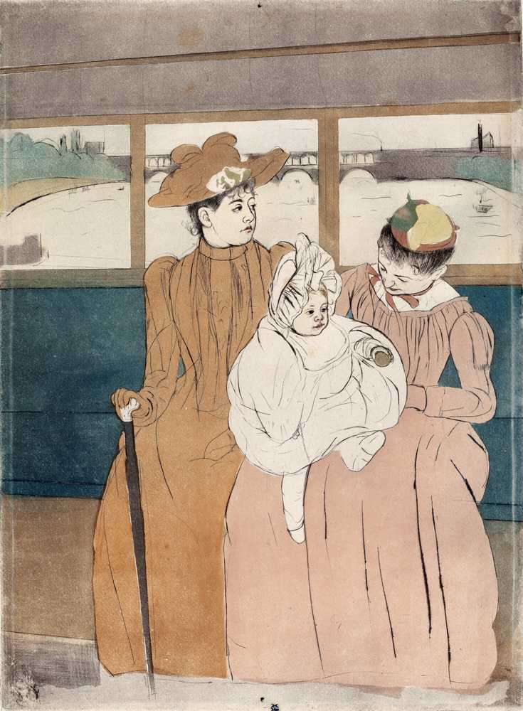 In the Omnibus (1890-1891) - Mary Cassatt