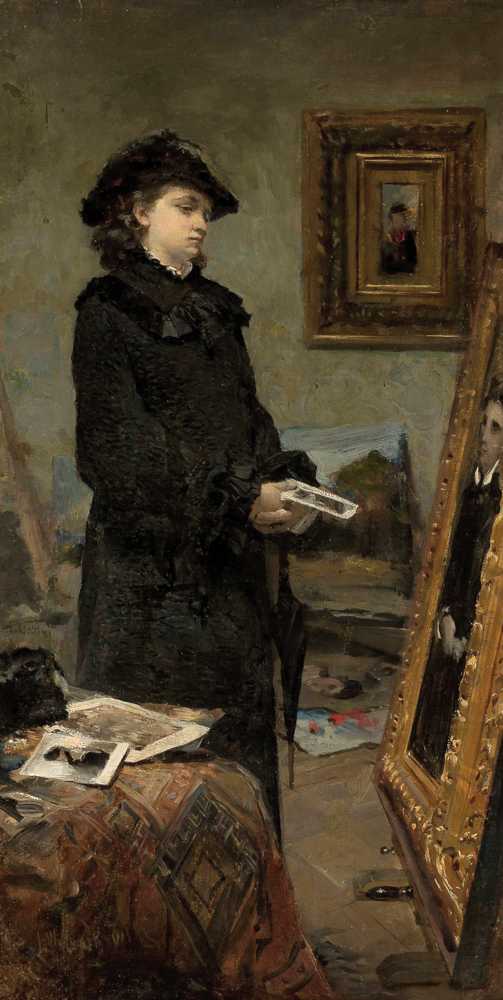 In the painter’s studio (1883) - Leon Wyczółkowski