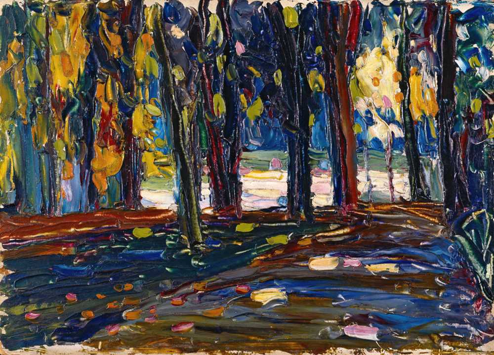 In the park of St. Cloud – Fall II (1906) - Wassily Kandinsky