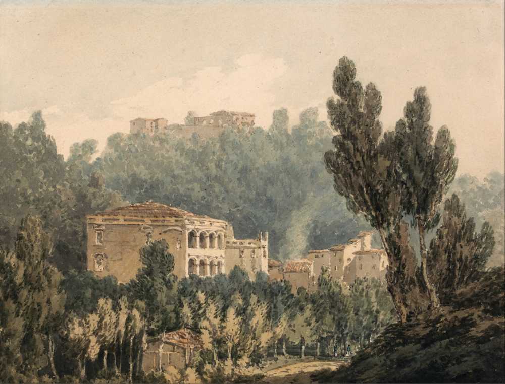 In the Valley Near Vietri (ca. 1794) - Joseph Mallord William Turner