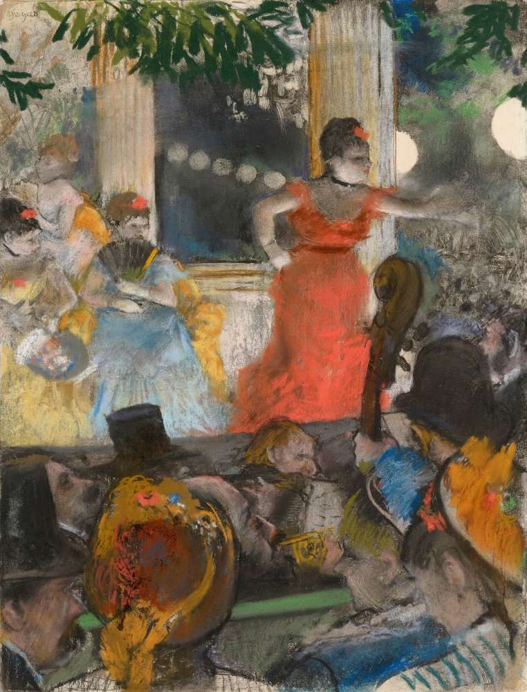 In concert cafe (Les Ambassadeurs) - Degas