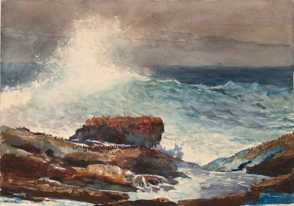 Incoming Tide, Scarboro, Maine - Winslow Homer