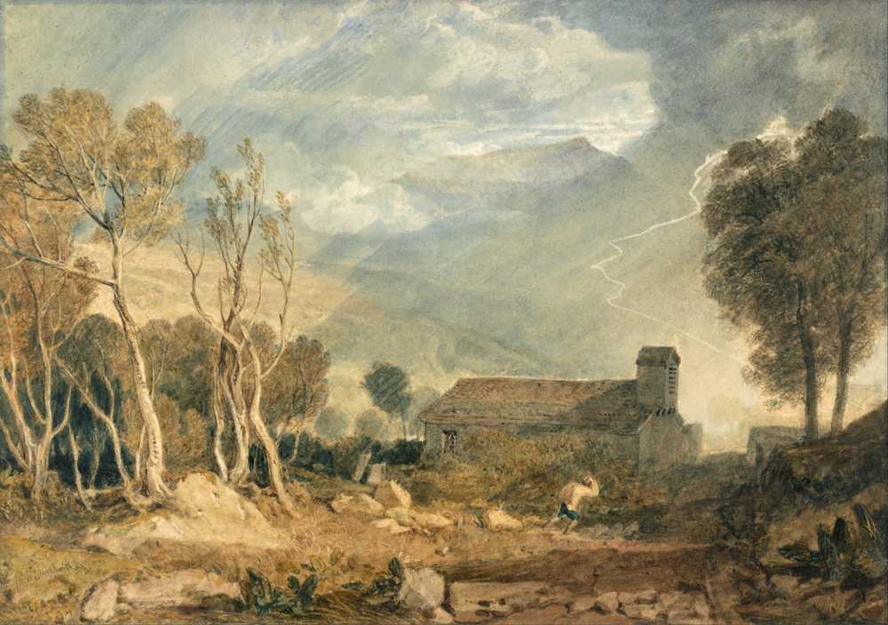 Ingleborough from Chapel-Le-Dale (between 1810 and 1815) - Turner