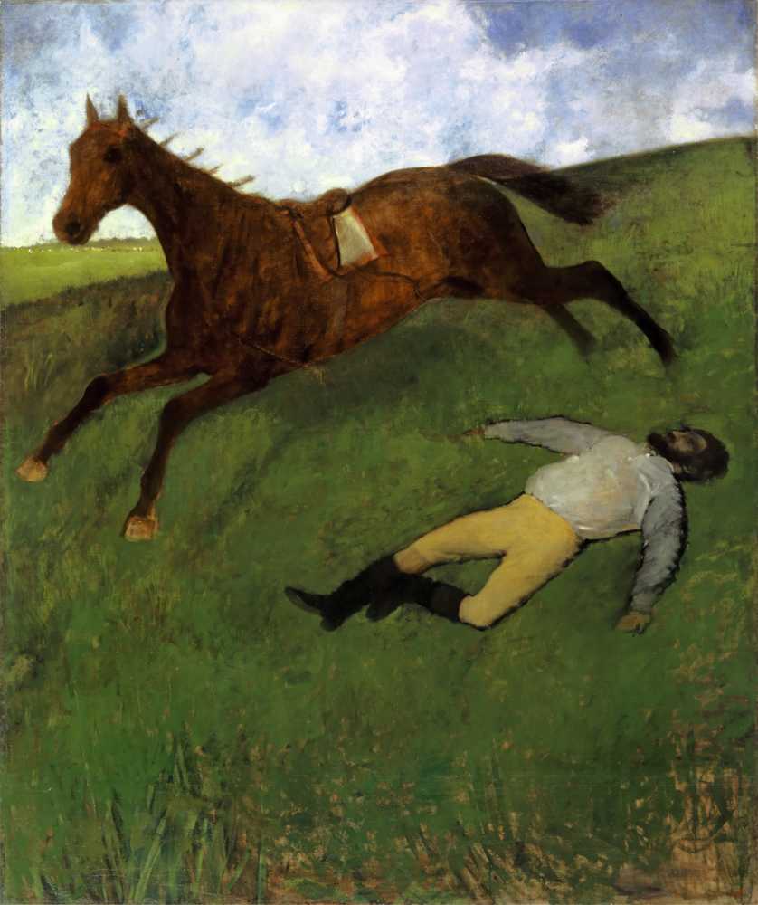 Injured Jockey (1896) - Edgar Degas