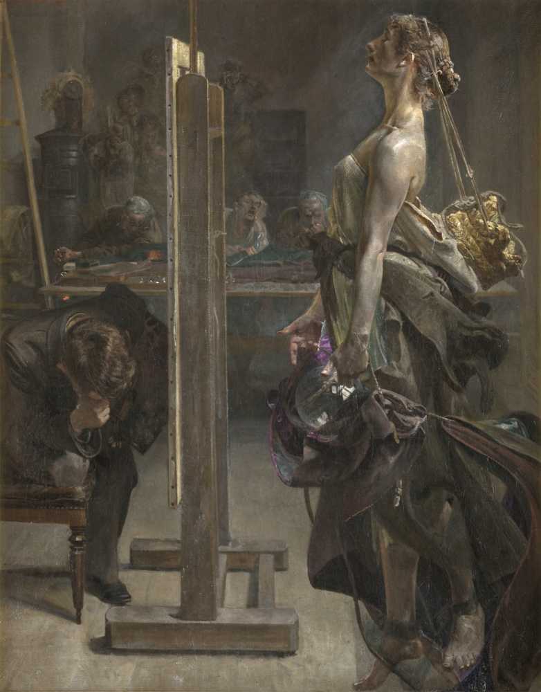 Inspiration of the Painter (1897) - Jacek Malczewski