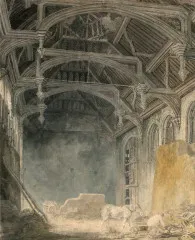 Interior of St. John’s Palace, Eltham (ca. 1793) - Turner