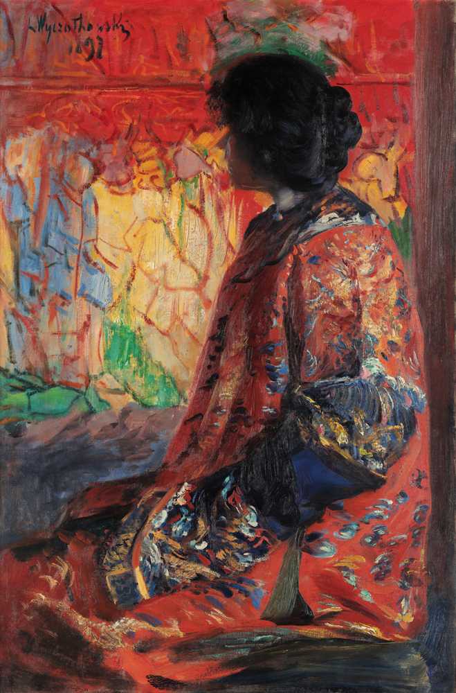 Japanese Woman (1897) - Leon Wyczółkowski
