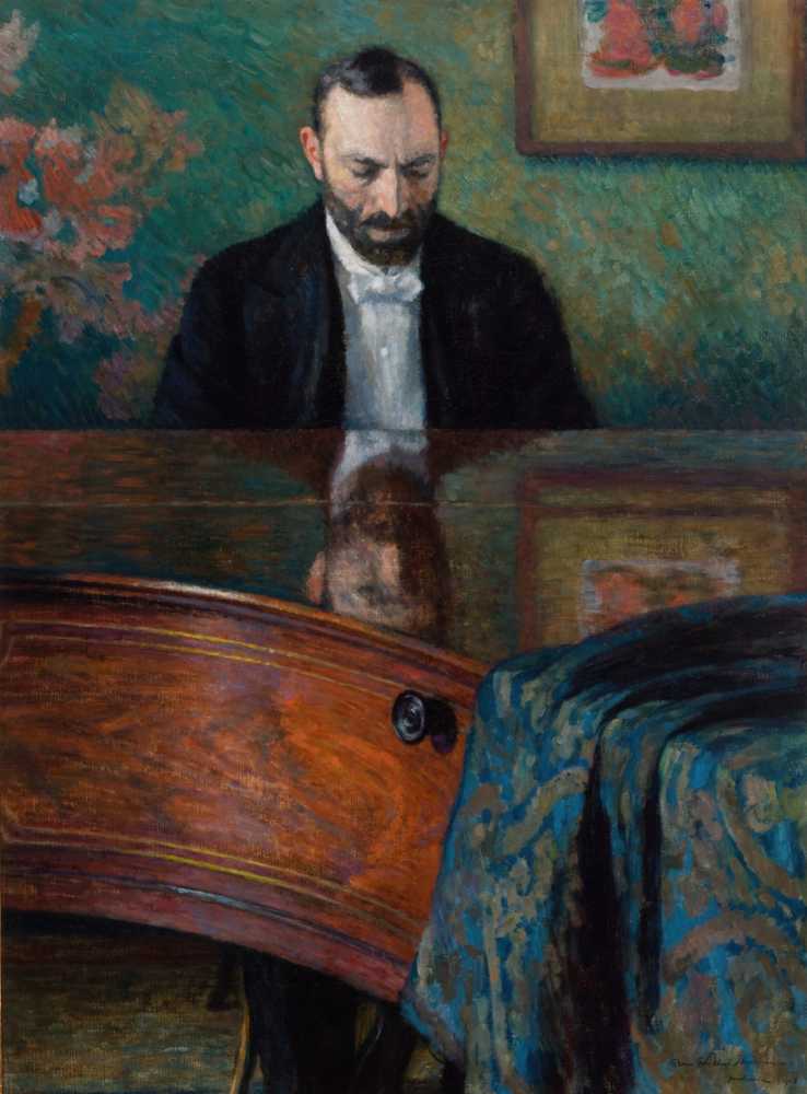 Jasieński at the Piano (1908) - Józef Pankiewicz
