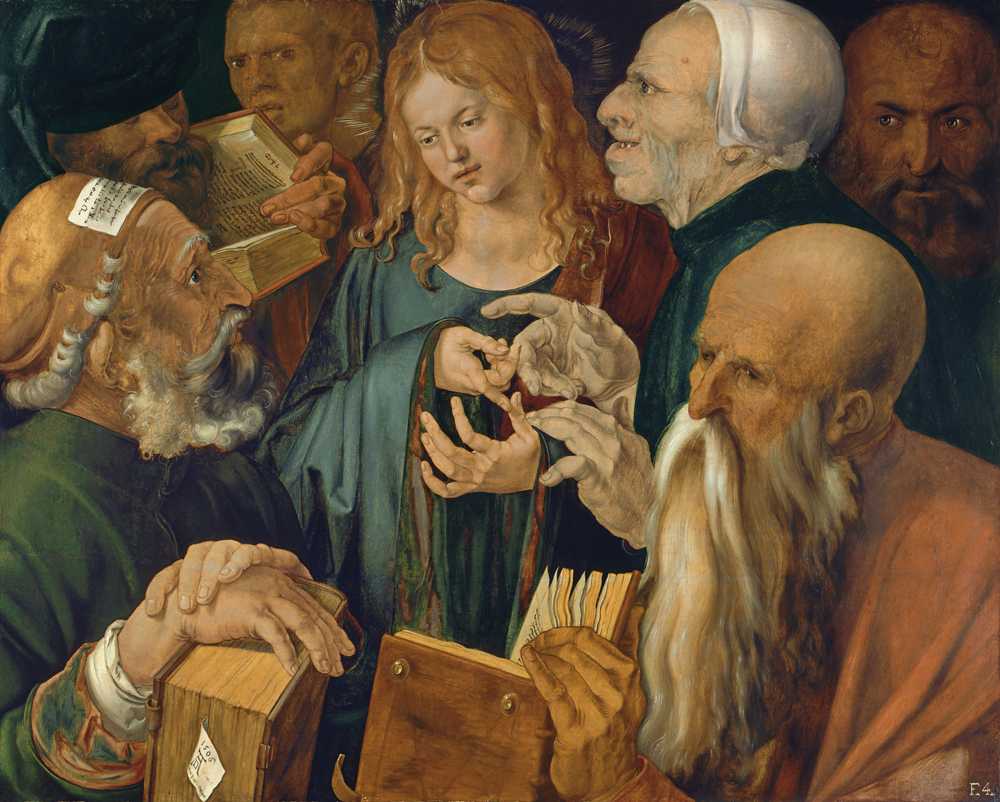 Jesus among the Doctors (1506) - Albrecht Durer