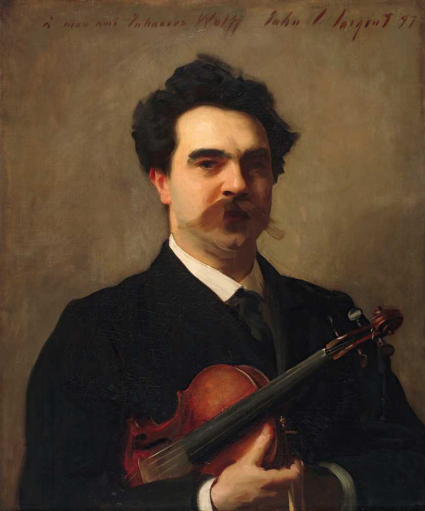 Johannes Wolff (1861–1931), Dutch violinist (1897) - John Singer-Sargent