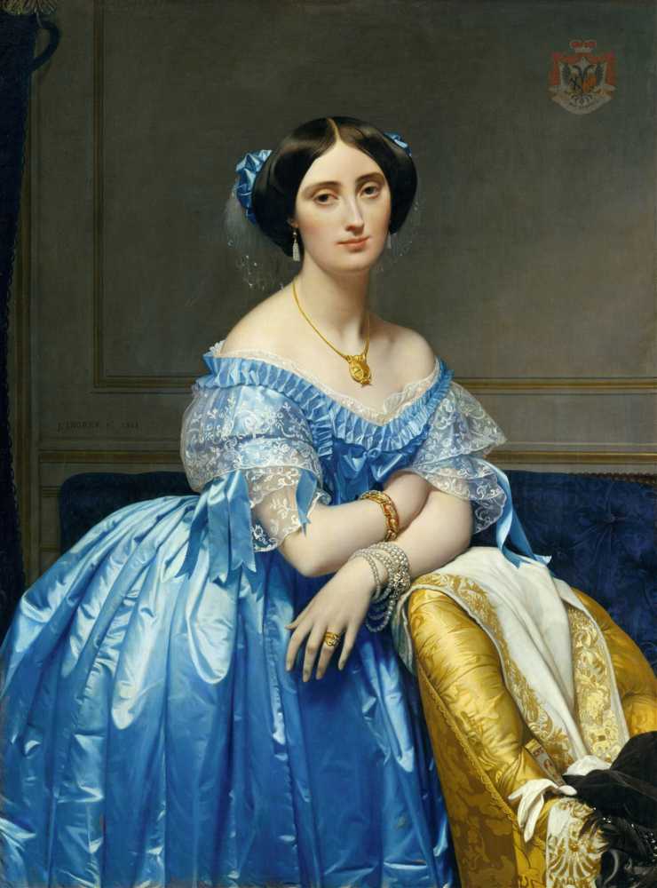 Josephine-Eleonore-Marie-Pauline de Galard de Brassac de Bearn- Prin... - Ingres