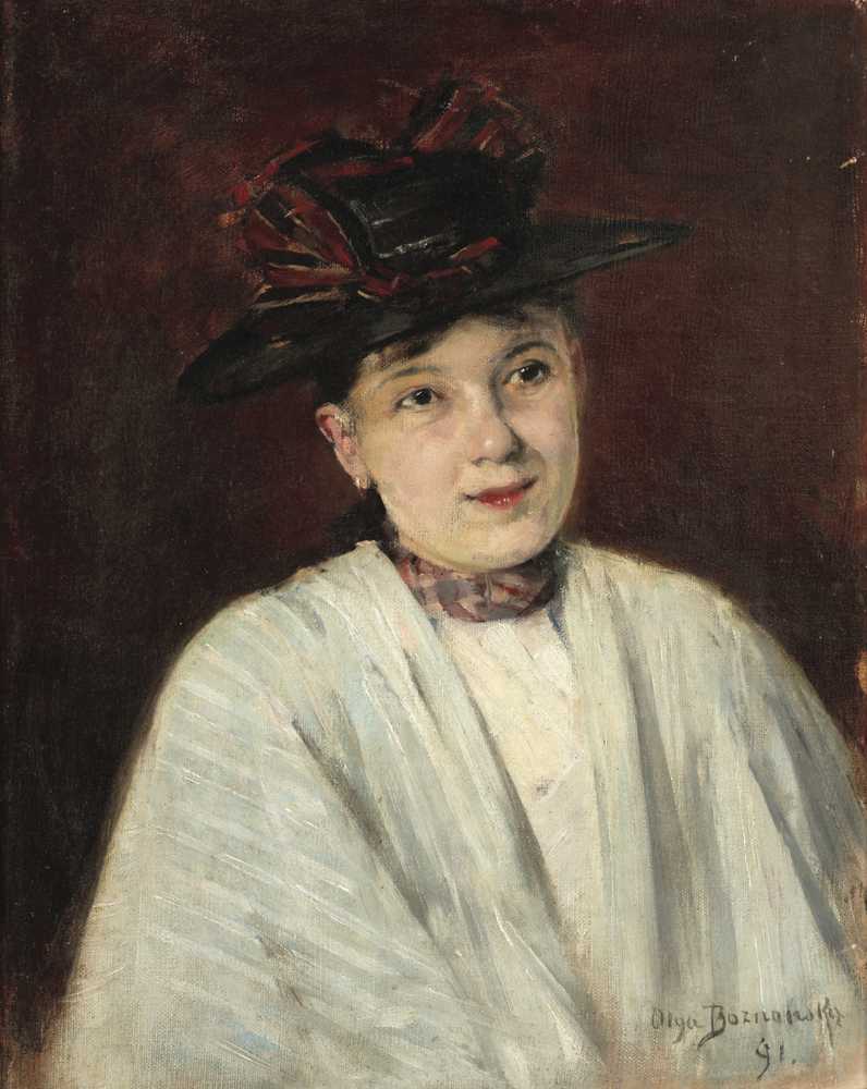 Joyful Baśka (1891) - Olga Boznańska