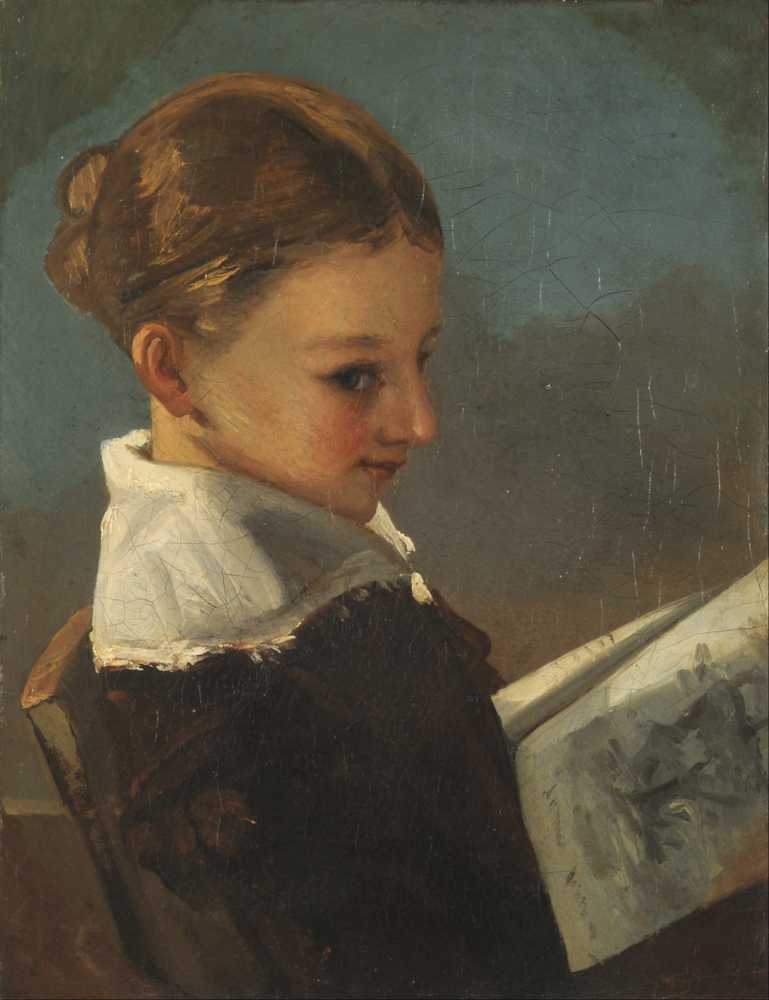 Juliet Courbet At The Age Of Ten (circa 1841) - Gustave Courbet