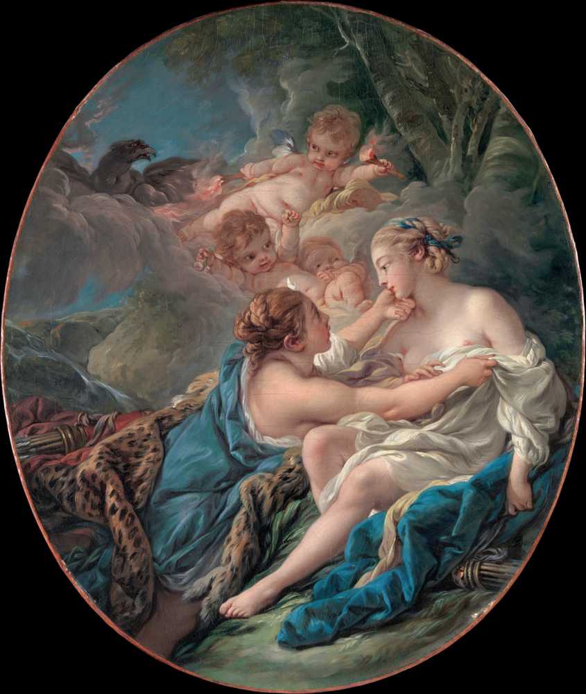 Jupiter- in The Guise of Diana and Callisto (1763) - Francois Boucher