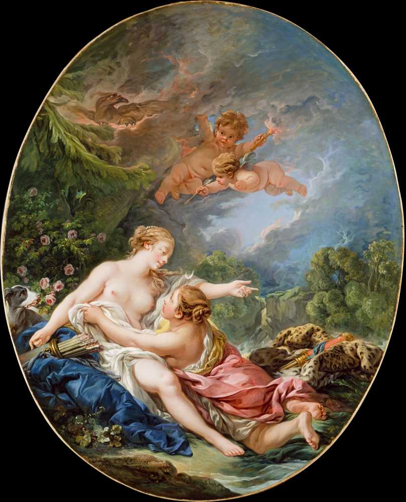 Jupiter and Callisto (1769) - Francois Boucher